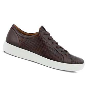 Ecco Soft 7 Laced Sneakers Herr Kaffe | SE 632TCE